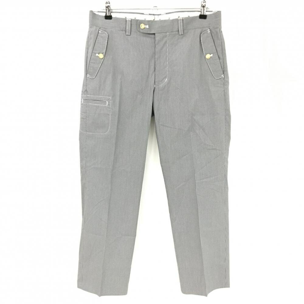 Ashworth - アシュワース パンツ グレー 細目チェック メンズ 85 ゴルフウェア ASHWORTH