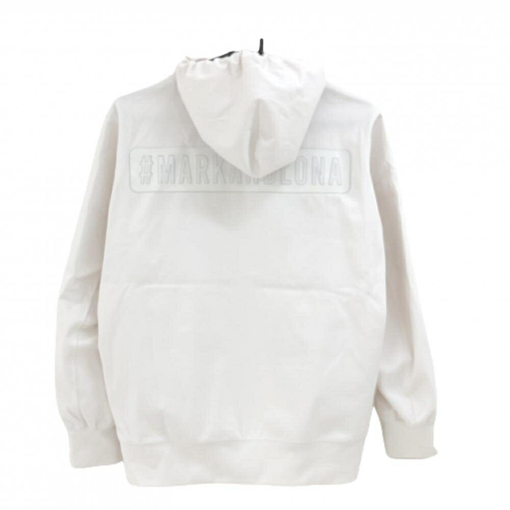 マークアンドロナ ジップパーカー アイボリー系 スカル ジャケット レディース 42(XL) ゴルフウェア MARK＆LONA