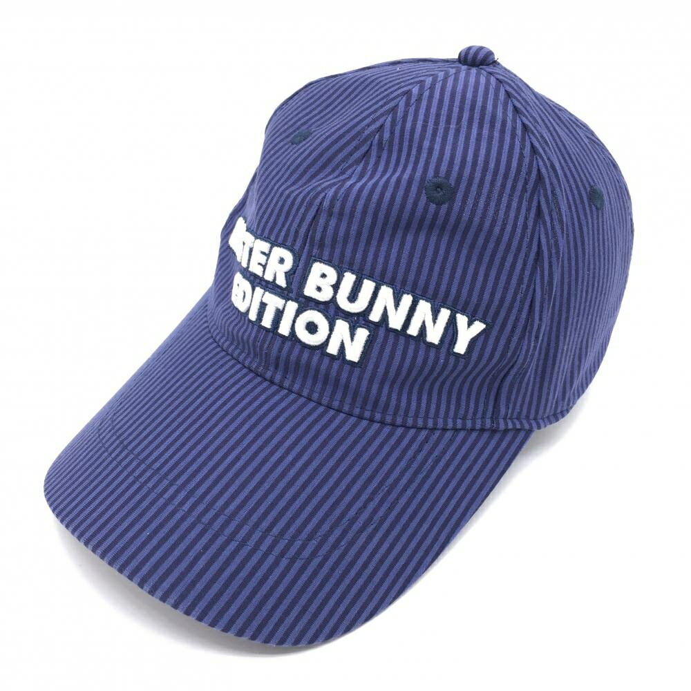 Other - 【美品】マスターバニー キャップ パープル×ネイビー ストライプ 立体ロゴ FR ゴルフウェア MASTER BUNNY EDITION