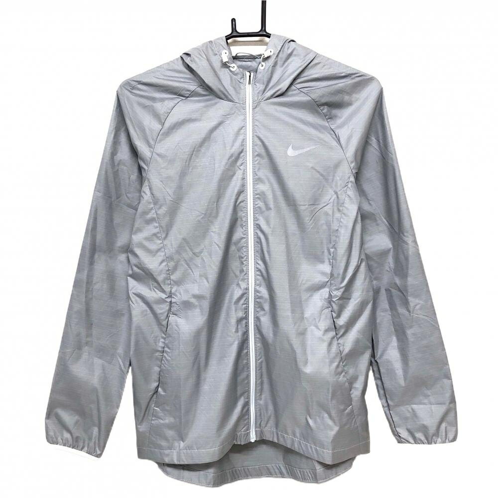 NIKE - 【超美品】ナイキ ジップパーカー グレー 薄手 レディース 40(M) ゴルフウェア NIKE