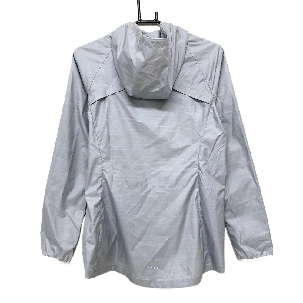 【超美品】ナイキ ジップパーカー グレー 薄手 レディース 40(M) ゴルフウェア NIKE