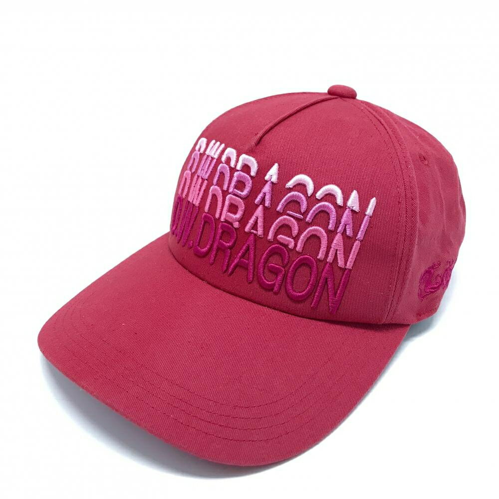 SINACOVA GOLF - 【美品】ダンスウィズドラゴン キャップ レッド ロゴ刺しゅう 99(F) ゴルフウェア Dance With Dragon