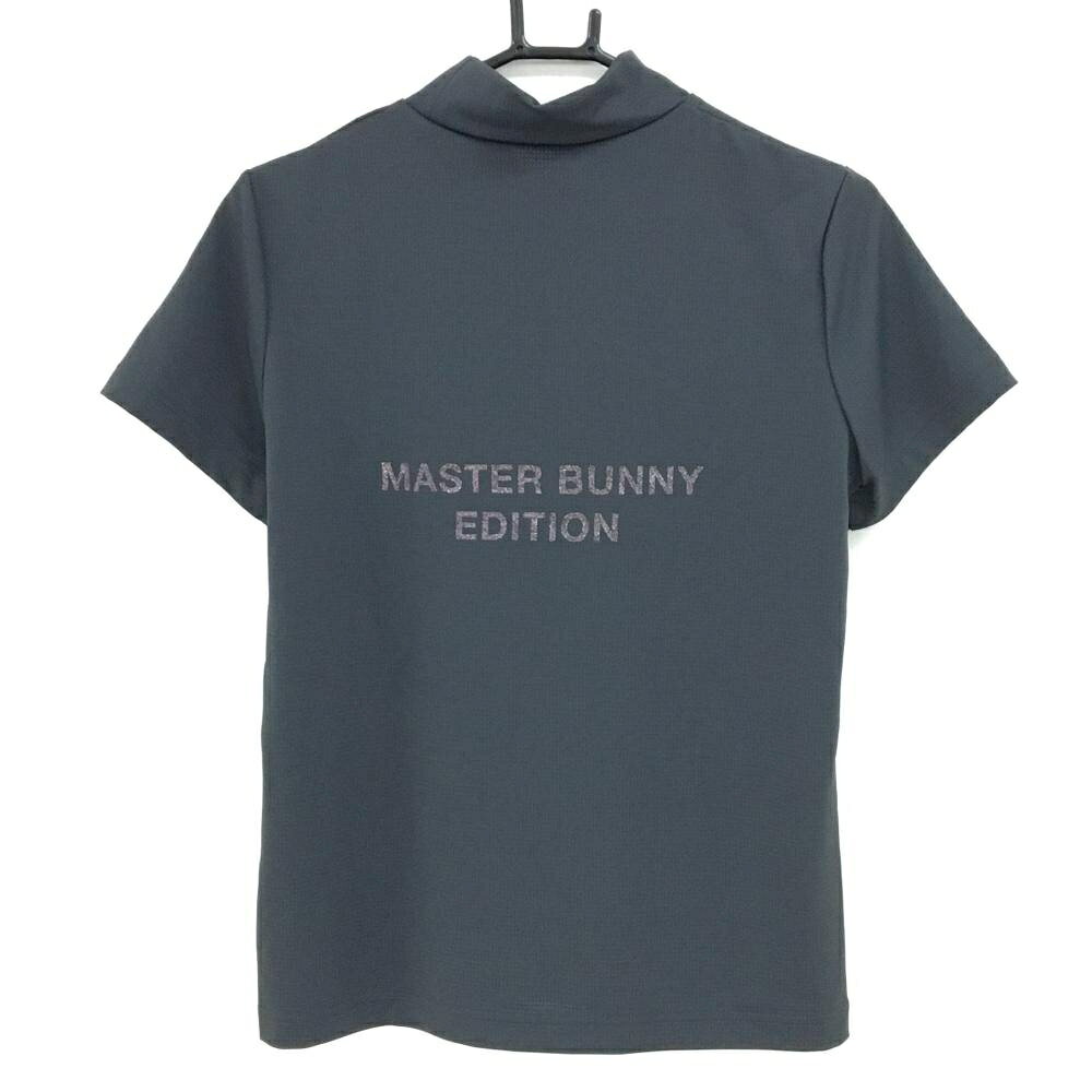 レオナード 楽天市場店の【超美品】マスターバニー 半袖ハイネックシャツ ダークグレー レディース 2(L) ゴルフウェア 2024年モデル MASTER BUNNY EDITION｜アングル2
