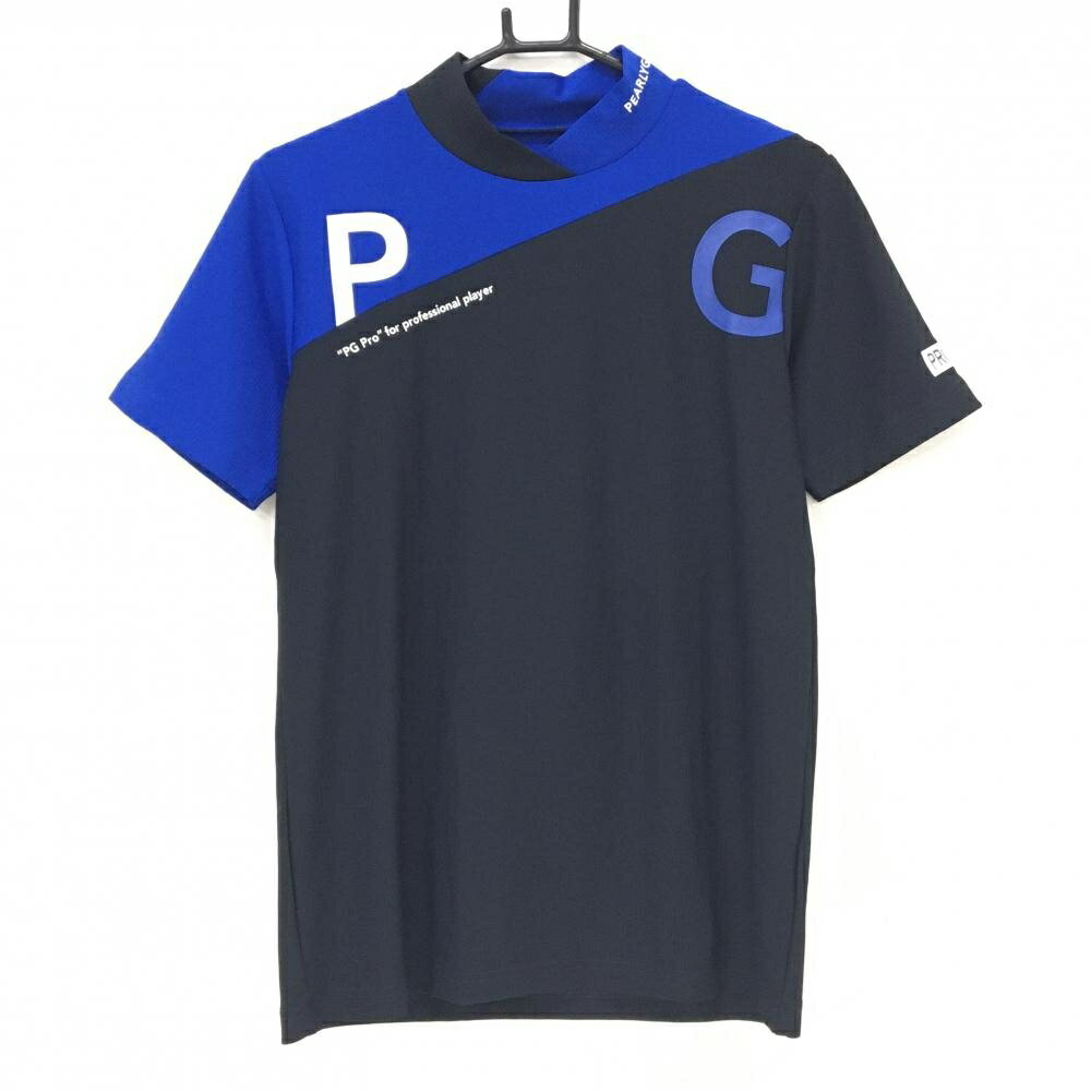 Other - 【新品】パーリーゲイツ 半袖ハイネックシャツ ダークネイビー×ブルー メンズ 4(M) ゴルフウェア 2024年モデル PEARLY GATES