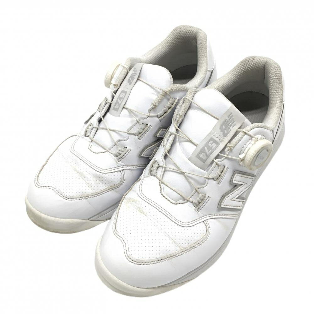 New Balance ゴルフシューズ 女性用 ホワイト/シルバー 楽天市場】ゴルフシューズ ニューバランス（カラーシルバー