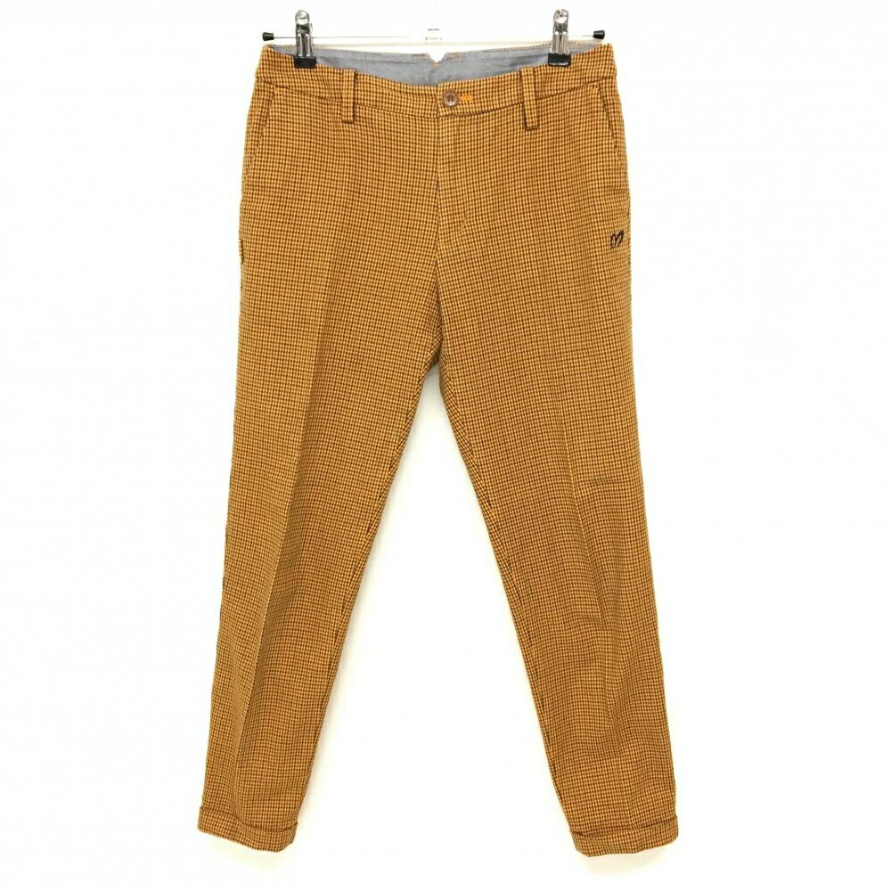 Rakuten - 【超美品】マスターバニー パンツ オレンジ×黒 千鳥格子風 ストレッチ レディース 1(M) ゴルフウェア MASTER BUNNY EDITION