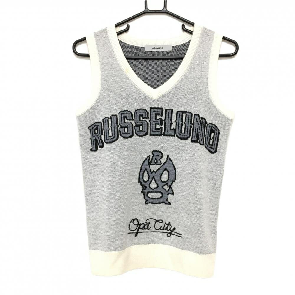 商品説明 ブランド RUSSELUNO アイテム ニットベスト 表記サイズ 0 ※海外サイズの場合もございます。必ず実寸サイズをご確認ください。 実寸サイズ 　身幅：約42.5cm　袖丈：約-cm　肩幅：約33cm　着丈：約58.5cm ※実寸サイズの採寸方法については、こちらをご覧ください。 ★実寸サイズは平台に平置きして外寸を測定しており、商品によっては若干の誤差が生じます。数cmの誤差は予めご了承くださいませ。 特徴・仕様 適応時期 春 ・ 秋 商品ランク B+ コメント Vネック部汚れ 商品ランク（ゴルフウェア） N 新品（タグ付き) S 新品未使用品（タグなし） A+ 使用感や汚れ等がない、または目立たない綺麗な中古品 A 使用感や汚れ等が少ない美品や良品 B+ 使用感や中小の汚れ等がある一般的な中古品 B 使用感や大中の汚れ等がある一般的な中古品 C 使用感や大中の汚れ、小さな穴等がある中古品 商品ランク（ゴルフシューズ） N 新品（タグ付き) S 新品未使用品（タグなし） A+ しわや汚れ等がない、または少ない綺麗な中古品 A しわや小さな汚れはあるが、使用感が少ない美品や良品 B+ しわや中小の汚れ、使用感がある一般的な中古品 B しわや大中の汚れ、使用感がある一般的な中古品 C しわや大中の汚れ、使用感がある中古品 D しわや大きな汚れ、使用感がある中古品 &nbsp;★A+～CランクはUSED品となりますので、神経質な方はご入札をお控えください。 &nbsp;★Nランクは新品商品ですが、一部保管時による汚れ等があります。商品説明や写真で必ずご確認ください。　