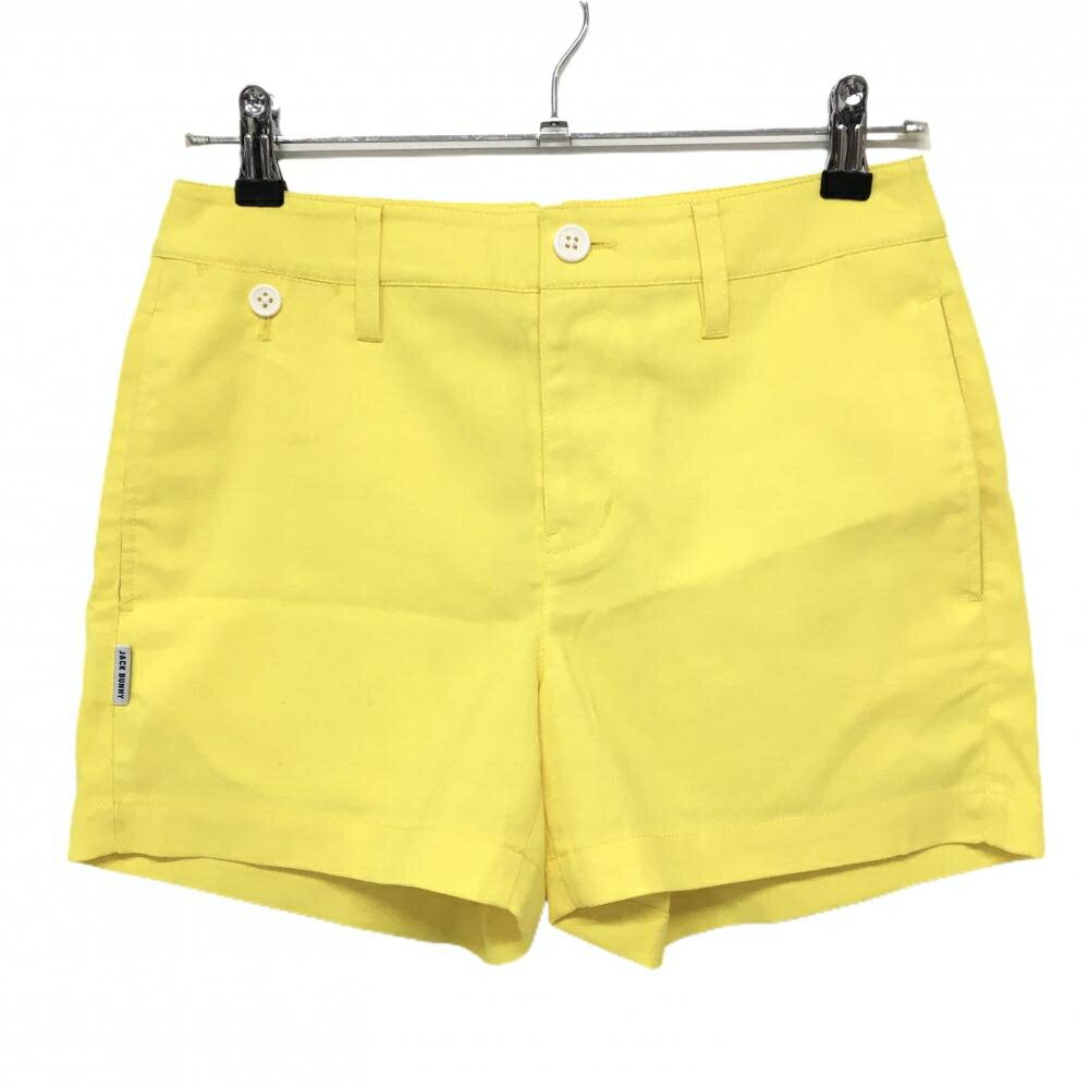 Rakuten - 【美品】ジャックバニー ショートパンツ イエロー ストレッチ フラップポケット レディース 1(M) ゴルフウェア Jack Bunny