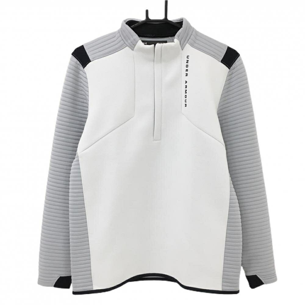 商品説明 ブランド UNDER ARMOUR アイテム 中綿切替ブルゾン 表記サイズ MD/M/M ※海外サイズの場合もございます。必ず実寸サイズをご確認ください。 実寸サイズ 　身幅：約52cm　袖丈：約61cm　肩幅：約42.5cm　着丈：約66cm ※実寸サイズの採寸方法については、こちらをご覧ください。 ★実寸サイズは平台に平置きして外寸を測定しており、商品によっては若干の誤差が生じます。数cmの誤差は予めご了承くださいませ。 特徴・仕様 適応時期 商品ランク B+ コメント 後ろ裾付近・胸・袖口糸引き小、胸元跡 商品ランク（ゴルフウェア） N 新品（タグ付き) S 新品未使用品（タグなし） A+ 使用感や汚れ等がない、または目立たない綺麗な中古品 A 使用感や汚れ等が少ない美品や良品 B+ 使用感や中小の汚れ等がある一般的な中古品 B 使用感や大中の汚れ等がある一般的な中古品 C 使用感や大中の汚れ、小さな穴等がある中古品 商品ランク（ゴルフシューズ） N 新品（タグ付き) S 新品未使用品（タグなし） A+ しわや汚れ等がない、または少ない綺麗な中古品 A しわや小さな汚れはあるが、使用感が少ない美品や良品 B+ しわや中小の汚れ、使用感がある一般的な中古品 B しわや大中の汚れ、使用感がある一般的な中古品 C しわや大中の汚れ、使用感がある中古品 D しわや大きな汚れ、使用感がある中古品 &nbsp;★A+～CランクはUSED品となりますので、神経質な方はご入札をお控えください。 &nbsp;★Nランクは新品商品ですが、一部保管時による汚れ等があります。商品説明や写真で必ずご確認ください。　
