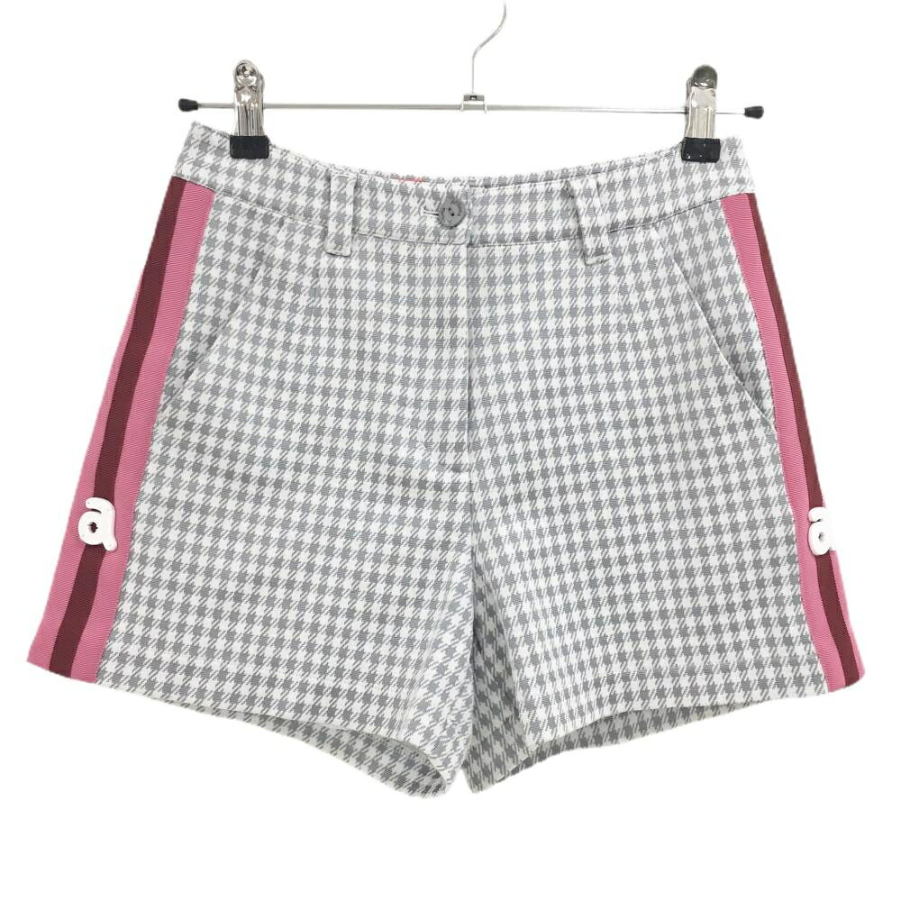 アルチビオショートパンツ白×グレー...
