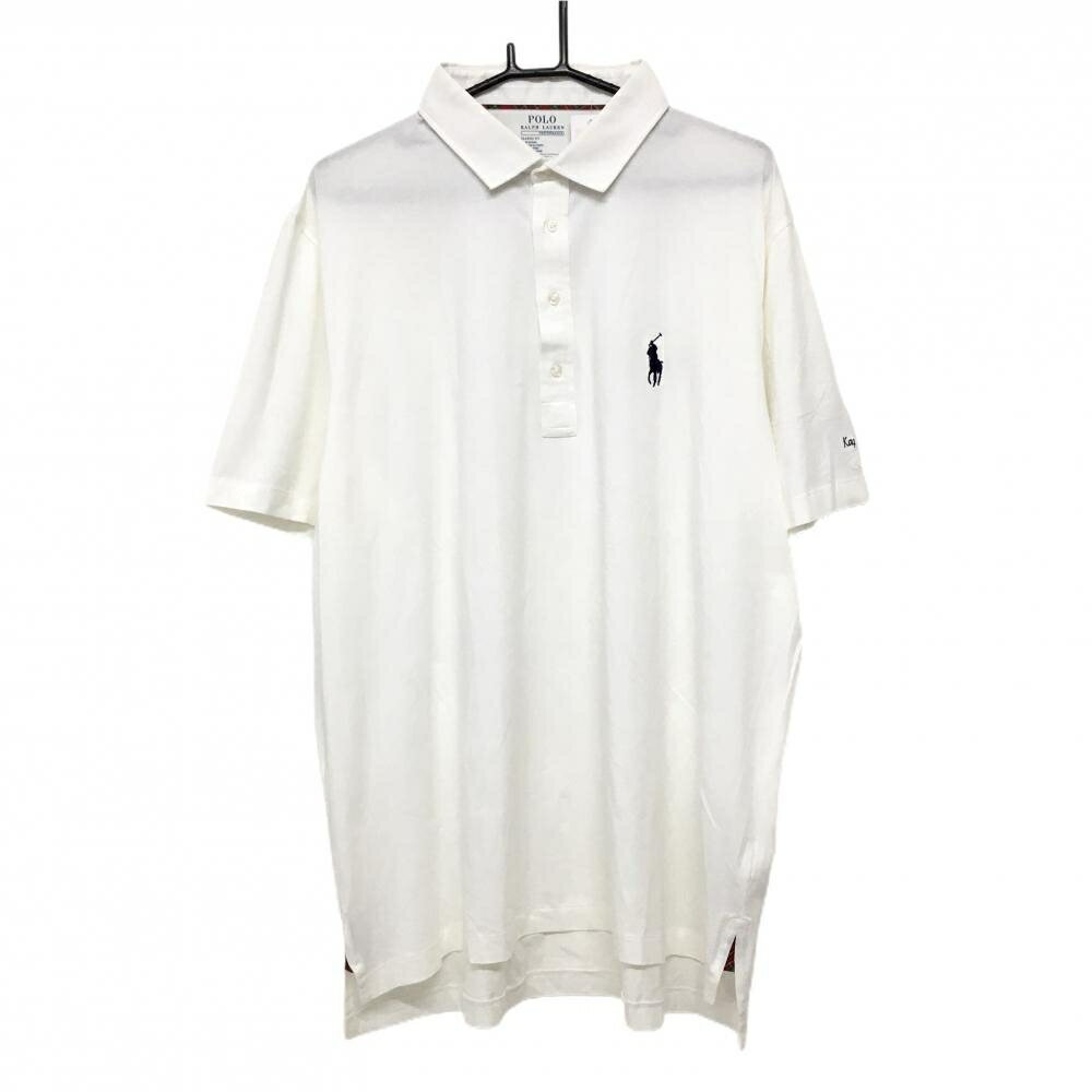【新品】ポロラルフローレン 半袖ポロシャツ 白 ポニー刺しゅう KAPALUA メンズ XL ゴルフウェア Ralph Lauren