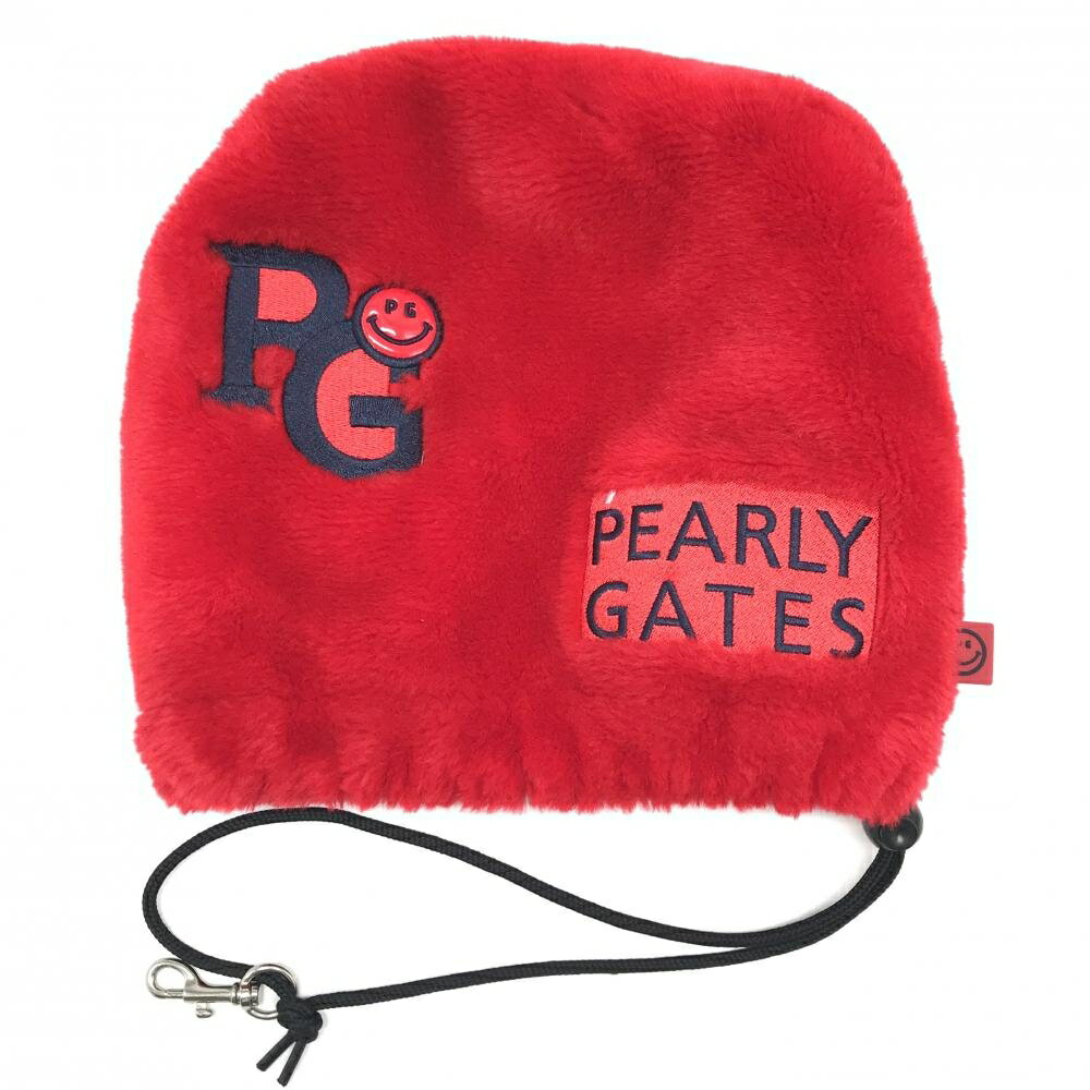 Head Covers - 【超美品】パーリーゲイツ アイアンカバー レッド ボア ニコちゃん スマイル ヘッドカバー ゴルフ PEARLY GATES