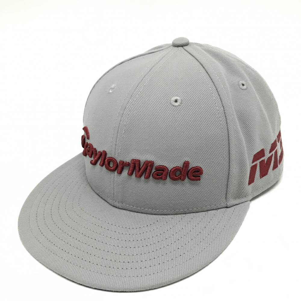 SINACOVA GOLF - ニューエラ×テーラーメイド フラットキャップ グレー×ボルドー ロゴ刺しゅう ONE SIZE FITS MOST ゴルフウェア New Era