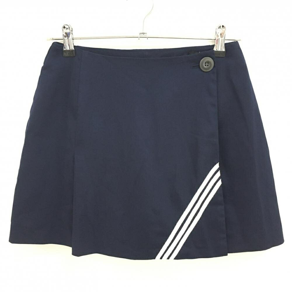 Rakuten - 【超美品】アディダス スカート ネイビー×白 3ライン 内側パンツ レディース S/P ゴルフウェア adidas