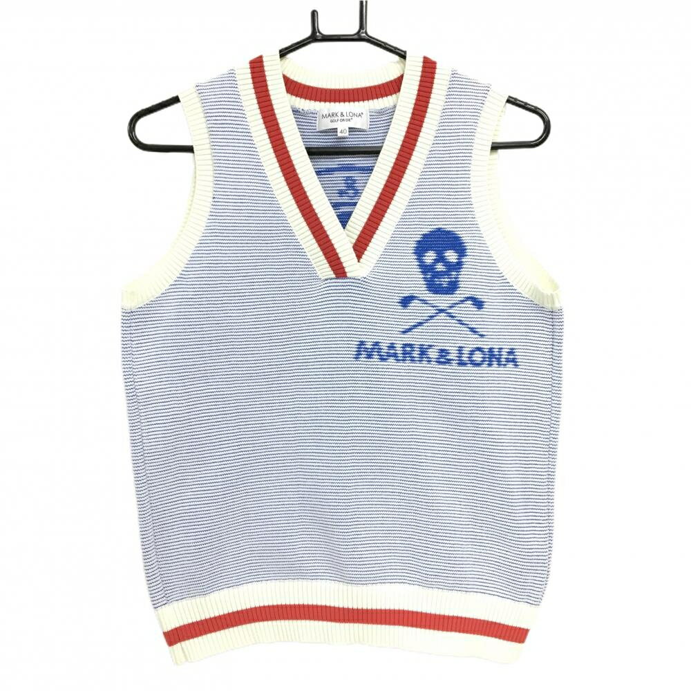 ○★新品未使用　MARK&LONA（マークアンドロナ）　ベスト　38　ホワイト 楽天市場】mark&lona ベストの通販