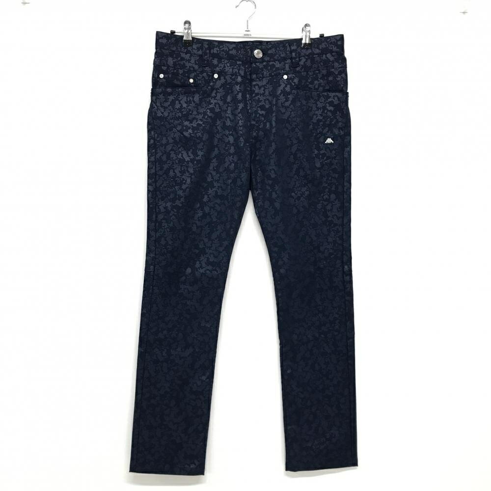 Pants - 【当店ポイント10倍！楽天スーパーセール期間限定】【美品】カッパ パンツ ネイビー系 総柄地模様 メンズ 82 ゴルフウェア Kappa