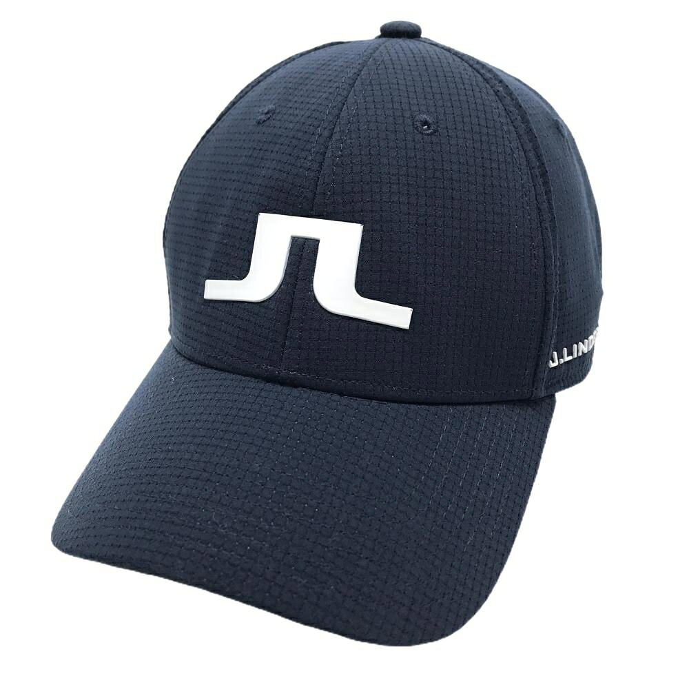 J Lindberg - 【未使用品】ジェイリンドバーグ メッシュキャップ ネイビー×白 ビッグロゴ ONE　SIZE ゴルフウェア J．LINDEBERG