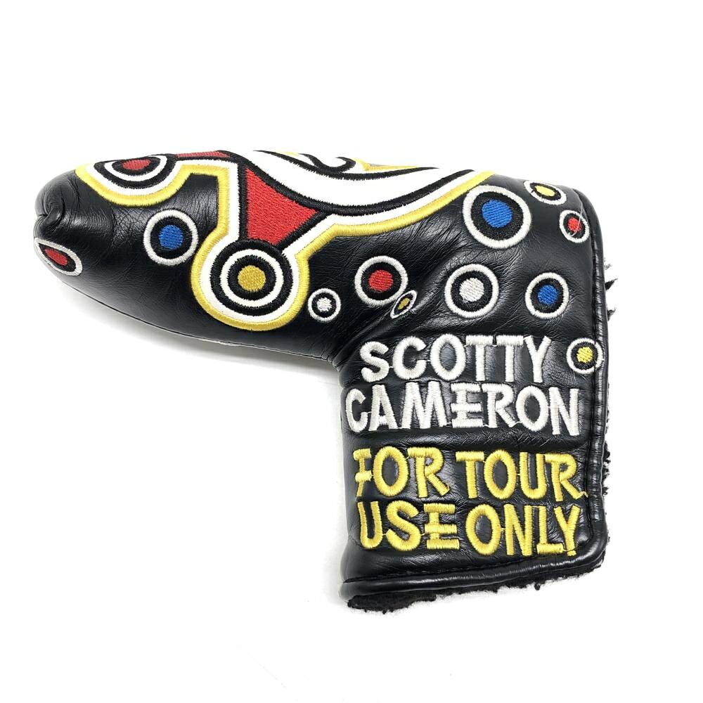 (未使用･未開封品)　四つ葉のクローバー ヘッドカバー スコッティ・キャメロンのテーラーメードオデッセイブレード用 kmdlckf 未使用・未開封品) 四つ葉のクローバー ヘッドカバー スコッティ