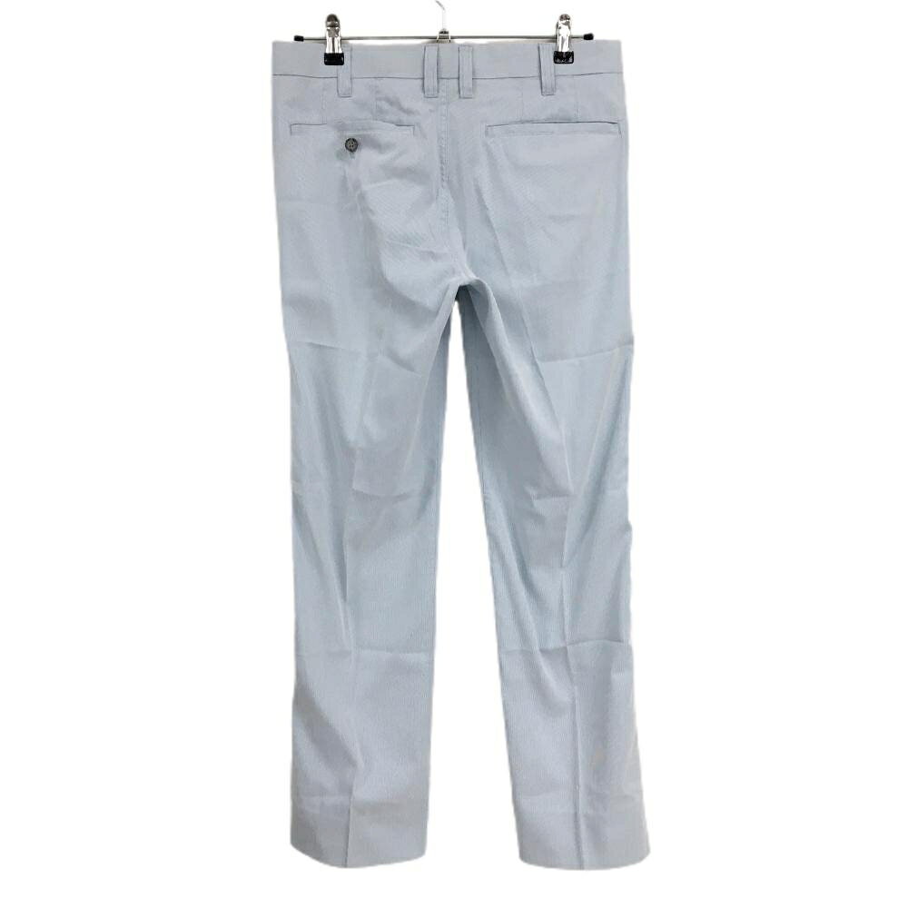 【美品】カッターアンドバック パンツ ライトブルー 細ストライプ メンズ 79 ゴルフウェア CUTTER＆BUCK