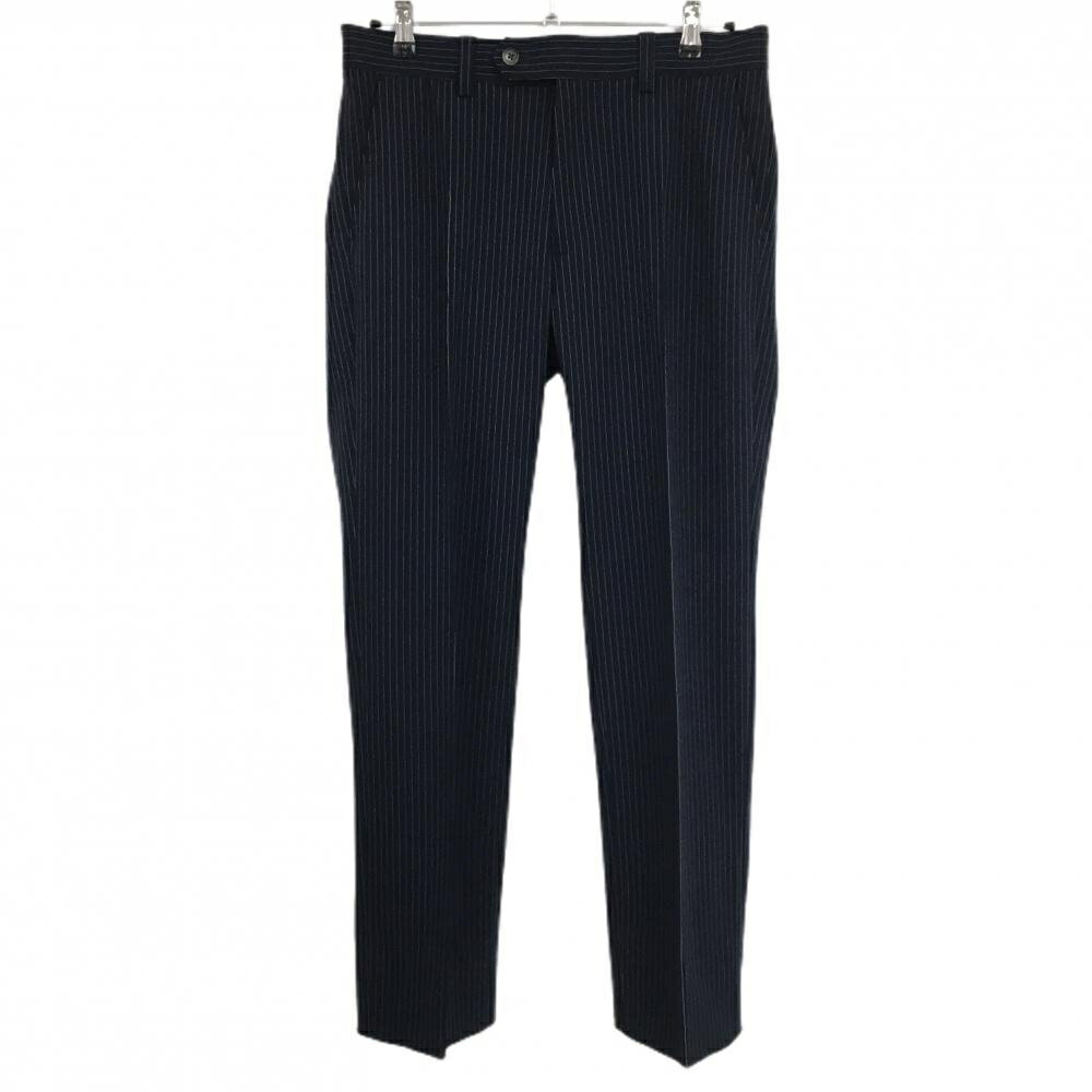 アシュワース パンツ ネイビー×白 ストライプ ストレッチ メンズ 82 ゴルフウェア ASHWORTH