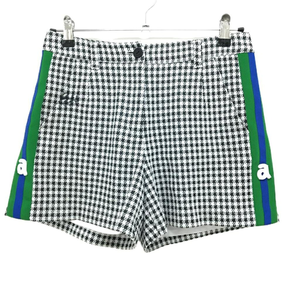 商品説明 ブランド archivio アイテム ショートパンツ 表記サイズ 38 ※海外サイズの場合もございます。必ず実寸サイズをご確認ください。 実寸サイズ 　ウエスト：約37cm　股上：約27cm　股下：約9.5cm　もも幅：約28.5cm　裾幅：約32cm ※実寸サイズの採寸方法については、こちらをご覧ください。 ★実寸サイズは平台に平置きして外寸を測定しており、商品によっては若干の誤差が生じます。数cmの誤差は予めご了承くださいませ。 特徴・仕様 適応時期 春 ・ 夏 商品ランク B+ コメント ポケット口・裾・ヒップなど汚れ、ポケット口擦れ、ヒップ糸引き 商品ランク（ゴルフウェア） N 新品（タグ付き) S 新品未使用品（タグなし） A+ 使用感や汚れ等がない、または目立たない綺麗な中古品 A 使用感や汚れ等が少ない美品や良品 B+ 使用感や中小の汚れ等がある一般的な中古品 B 使用感や大中の汚れ等がある一般的な中古品 C 使用感や大中の汚れ、小さな穴等がある中古品 商品ランク（ゴルフシューズ） N 新品（タグ付き) S 新品未使用品（タグなし） A+ しわや汚れ等がない、または少ない綺麗な中古品 A しわや小さな汚れはあるが、使用感が少ない美品や良品 B+ しわや中小の汚れ、使用感がある一般的な中古品 B しわや大中の汚れ、使用感がある一般的な中古品 C しわや大中の汚れ、使用感がある中古品 D しわや大きな汚れ、使用感がある中古品 &nbsp;★A+～CランクはUSED品となりますので、神経質な方はご入札をお控えください。 &nbsp;★Nランクは新品商品ですが、一部保管時による汚れ等があります。商品説明や写真で必ずご確認ください。　