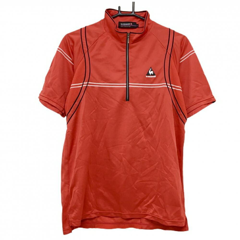 商品説明 ブランド le coq sportif アイテム 半袖ハイネックシャツ 表記サイズ L ※海外サイズの場合もございます。必ず実寸サイズをご確認ください。 実寸サイズ 　ゆき丈：約52cm　身幅：約46cm　着丈：約73cm ※実寸サイズの採寸方法については、こちらをご覧ください。 ★実寸サイズは平台に平置きして外寸を測定しており、商品によっては若干の誤差が生じます。数cmの誤差は予めご了承くださいませ。 特徴・仕様 適応時期 春 ・ 夏 商品ランク A+ コメント 左腹部汚れ小 商品ランク（ゴルフウェア） N 新品（タグ付き) S 新品未使用品（タグなし） A+ 使用感や汚れ等がない、または目立たない綺麗な中古品 A 使用感や汚れ等が少ない美品や良品 B+ 使用感や中小の汚れ等がある一般的な中古品 B 使用感や大中の汚れ等がある一般的な中古品 C 使用感や大中の汚れ、小さな穴等がある中古品 商品ランク（ゴルフシューズ） N 新品（タグ付き) S 新品未使用品（タグなし） A+ しわや汚れ等がない、または少ない綺麗な中古品 A しわや小さな汚れはあるが、使用感が少ない美品や良品 B+ しわや中小の汚れ、使用感がある一般的な中古品 B しわや大中の汚れ、使用感がある一般的な中古品 C しわや大中の汚れ、使用感がある中古品 D しわや大きな汚れ、使用感がある中古品 &nbsp;★A+～CランクはUSED品となりますので、神経質な方はご入札をお控えください。 &nbsp;★Nランクは新品商品ですが、一部保管時による汚れ等があります。商品説明や写真で必ずご確認ください。　