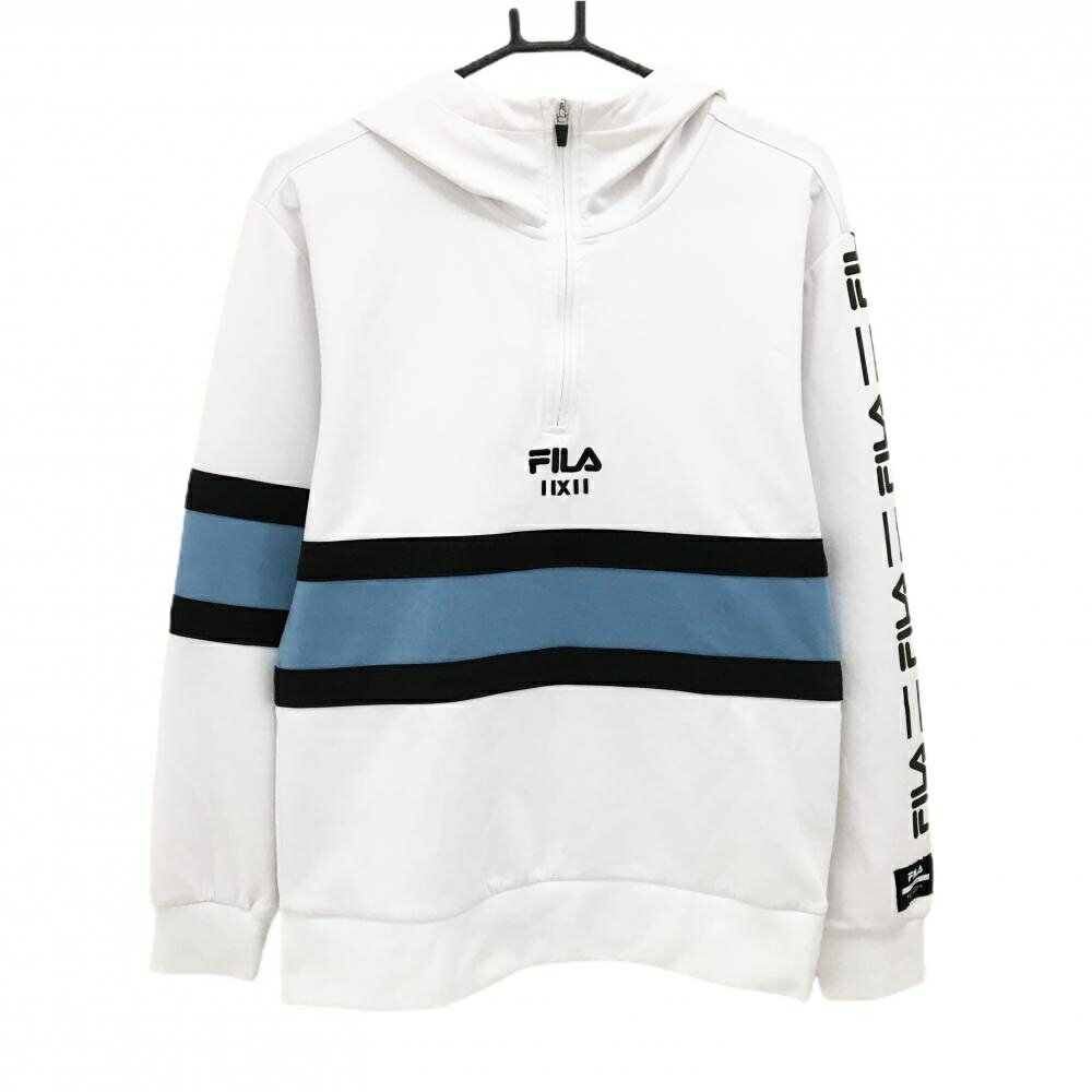 商品説明 ブランド FILA GOLF アイテム フード付トレーナー 表記サイズ M ※海外サイズの場合もございます。必ず実寸サイズをご確認ください。 実寸サイズ 　身幅：約52.5cm　袖丈：約60cm　肩幅：約47.5cm　着丈：約67cm ※実寸サイズの採寸方法については、こちらをご覧ください。 ★実寸サイズは平台に平置きして外寸を測定しており、商品によっては若干の誤差が生じます。数cmの誤差は予めご了承くださいませ。 特徴・仕様 適応時期 春 ・ 秋 商品ランク A+ コメント 商品ランク（ゴルフウェア） N 新品（タグ付き) S 新品未使用品（タグなし） A+ 使用感や汚れ等がない、または目立たない綺麗な中古品 A 使用感や汚れ等が少ない美品や良品 B+ 使用感や中小の汚れ等がある一般的な中古品 B 使用感や大中の汚れ等がある一般的な中古品 C 使用感や大中の汚れ、小さな穴等がある中古品 商品ランク（ゴルフシューズ） N 新品（タグ付き) S 新品未使用品（タグなし） A+ しわや汚れ等がない、または少ない綺麗な中古品 A しわや小さな汚れはあるが、使用感が少ない美品や良品 B+ しわや中小の汚れ、使用感がある一般的な中古品 B しわや大中の汚れ、使用感がある一般的な中古品 C しわや大中の汚れ、使用感がある中古品 D しわや大きな汚れ、使用感がある中古品 &nbsp;★A+～CランクはUSED品となりますので、神経質な方はご入札をお控えください。 &nbsp;★Nランクは新品商品ですが、一部保管時による汚れ等があります。商品説明や写真で必ずご確認ください。　