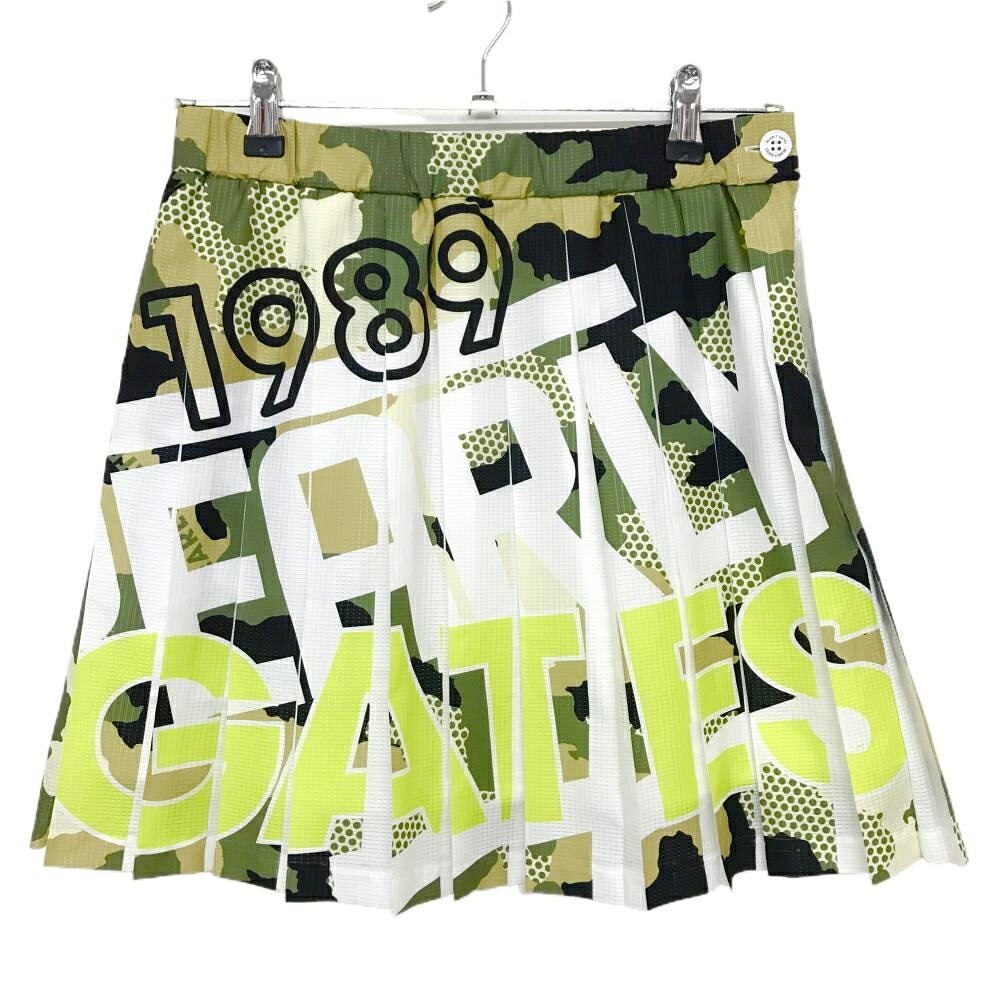 商品説明 ブランド PEARLY GATES アイテム スカート 表記サイズ 1 ※海外サイズの場合もございます。必ず実寸サイズをご確認ください。 実寸サイズ 　ウエスト：約36cm　スカート丈：約44cm ※実寸サイズの採寸方法については、こちらをご覧ください。 ★実寸サイズは平台に平置きして外寸を測定しており、商品によっては若干の誤差が生じます。数cmの誤差は予めご了承くださいませ。 特徴・仕様 適応時期 春 ・ 夏 商品ランク A+ コメント 商品ランク（ゴルフウェア） N 新品（タグ付き) S 新品未使用品（タグなし） A+ 使用感や汚れ等がない、または目立たない綺麗な中古品 A 使用感や汚れ等が少ない美品や良品 B+ 使用感や中小の汚れ等がある一般的な中古品 B 使用感や大中の汚れ等がある一般的な中古品 C 使用感や大中の汚れ、小さな穴等がある中古品 商品ランク（ゴルフシューズ） N 新品（タグ付き) S 新品未使用品（タグなし） A+ しわや汚れ等がない、または少ない綺麗な中古品 A しわや小さな汚れはあるが、使用感が少ない美品や良品 B+ しわや中小の汚れ、使用感がある一般的な中古品 B しわや大中の汚れ、使用感がある一般的な中古品 C しわや大中の汚れ、使用感がある中古品 D しわや大きな汚れ、使用感がある中古品 &nbsp;★A+～CランクはUSED品となりますので、神経質な方はご入札をお控えください。 &nbsp;★Nランクは新品商品ですが、一部保管時による汚れ等があります。商品説明や写真で必ずご確認ください。　