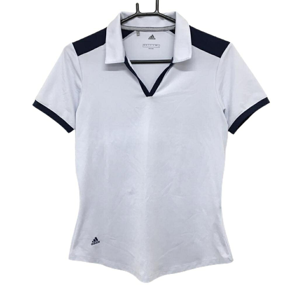 商品説明 ブランド adidas アイテム 半袖スキッパーシャツ 表記サイズ L ※海外サイズの場合もございます。必ず実寸サイズをご確認ください。 実寸サイズ 　身幅：約45cm　袖丈：約18cm　肩幅：約37cm　着丈：約61.5cm ※実寸サイズの採寸方法については、こちらをご覧ください。 ★実寸サイズは平台に平置きして外寸を測定しており、商品によっては若干の誤差が生じます。数cmの誤差は予めご了承くださいませ。 特徴・仕様 適応時期 夏 商品ランク A+ コメント 商品ランク（ゴルフウェア） N 新品（タグ付き) S 新品未使用品（タグなし） A+ 使用感や汚れ等がない、または目立たない綺麗な中古品 A 使用感や汚れ等が少ない美品や良品 B+ 使用感や中小の汚れ等がある一般的な中古品 B 使用感や大中の汚れ等がある一般的な中古品 C 使用感や大中の汚れ、小さな穴等がある中古品 商品ランク（ゴルフシューズ） N 新品（タグ付き) S 新品未使用品（タグなし） A+ しわや汚れ等がない、または少ない綺麗な中古品 A しわや小さな汚れはあるが、使用感が少ない美品や良品 B+ しわや中小の汚れ、使用感がある一般的な中古品 B しわや大中の汚れ、使用感がある一般的な中古品 C しわや大中の汚れ、使用感がある中古品 D しわや大きな汚れ、使用感がある中古品 &nbsp;★A+～CランクはUSED品となりますので、神経質な方はご入札をお控えください。 &nbsp;★Nランクは新品商品ですが、一部保管時による汚れ等があります。商品説明や写真で必ずご確認ください。　