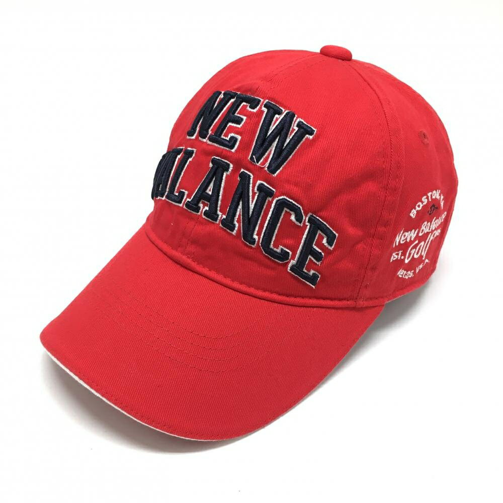 Hats - 【美品】ニューエラ キャップ レッド×ネイビー ロゴ刺しゅう FR ゴルフウェア New Era