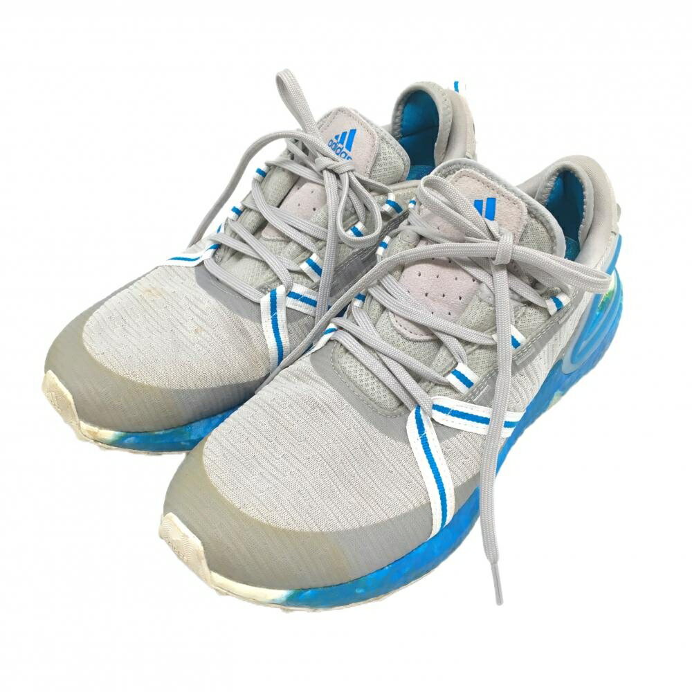 ADIDAS - 【美品】アディダス ゴルフシューズ ライトグレー×ブルー GV9750 スパイクレス ソラソン メンズ 26.0 ゴルフウェア adidas