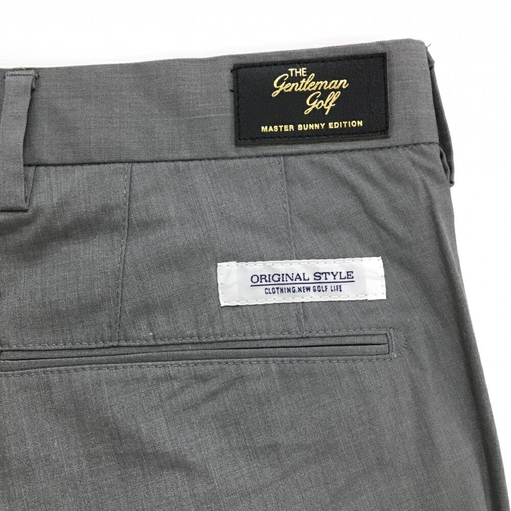 【新品】ザジェントルマンゴルフ パンツ グレー マスターバニー ストレッチ メンズ...