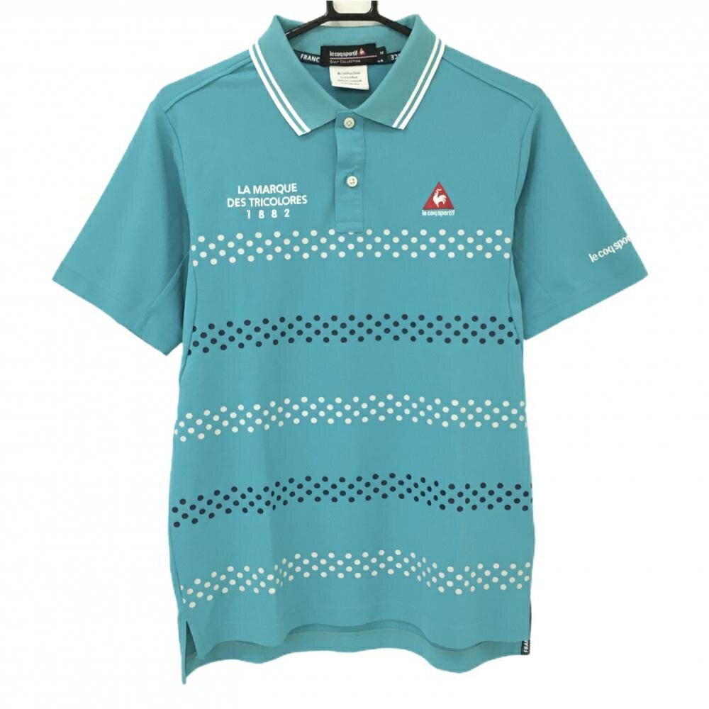 商品説明 ブランド le coq sportif アイテム 半袖ポロシャツ 表記サイズ M ※海外サイズの場合もございます。必ず実寸サイズをご確認ください。 実寸サイズ 　身幅：約47.5cm　袖丈：約22cm　肩幅：約43cm　着丈：約68cm ※実寸サイズの採寸方法については、こちらをご覧ください。 ★実寸サイズは平台に平置きして外寸を測定しており、商品によっては若干の誤差が生じます。数cmの誤差は予めご了承くださいませ。 特徴・仕様 適応時期 春 ・ 夏 商品ランク A+ コメント 袖汚れ 商品ランク（ゴルフウェア） N 新品（タグ付き) S 新品未使用品（タグなし） A+ 使用感や汚れ等がない、または目立たない綺麗な中古品 A 使用感や汚れ等が少ない美品や良品 B+ 使用感や中小の汚れ等がある一般的な中古品 B 使用感や大中の汚れ等がある一般的な中古品 C 使用感や大中の汚れ、小さな穴等がある中古品 商品ランク（ゴルフシューズ） N 新品（タグ付き) S 新品未使用品（タグなし） A+ しわや汚れ等がない、または少ない綺麗な中古品 A しわや小さな汚れはあるが、使用感が少ない美品や良品 B+ しわや中小の汚れ、使用感がある一般的な中古品 B しわや大中の汚れ、使用感がある一般的な中古品 C しわや大中の汚れ、使用感がある中古品 D しわや大きな汚れ、使用感がある中古品 &nbsp;★A+～CランクはUSED品となりますので、神経質な方はご入札をお控えください。 &nbsp;★Nランクは新品商品ですが、一部保管時による汚れ等があります。商品説明や写真で必ずご確認ください。　