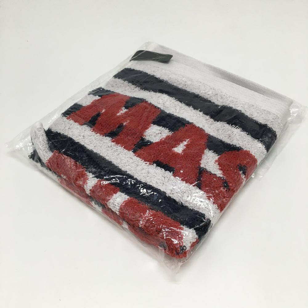 【新品】マスターバニー ハンドタオル 白×ネイビー×レッド ボーダー 日本製 FR ゴ...