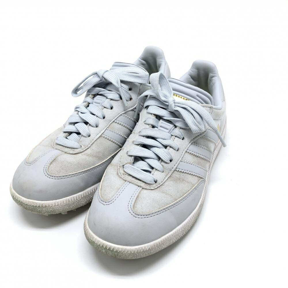 アディダス ゴルフシューズ ライトブルー×イエロー FX0761 オリジナルス ZX 8000 スパイクレス レディース 23.0 ゴルフウェア adidas