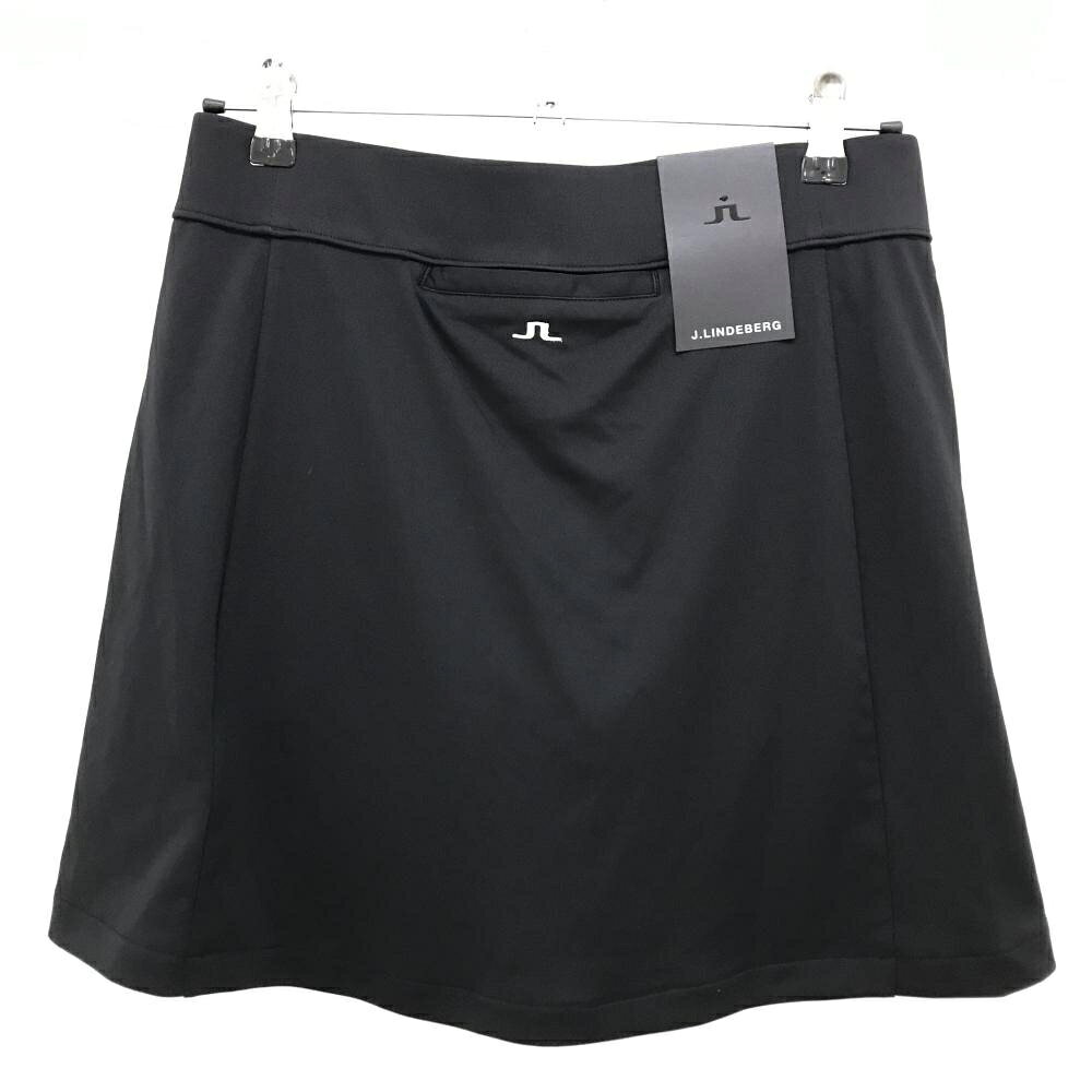 【新品】ジェイリンドバーグ スカート 黒 内側インナーパンツ 吸水 速乾 ストレッチ レディース M ゴルフウェア J．LINDEBERG