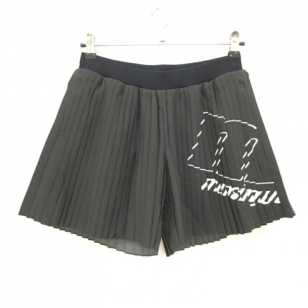 【新品】マンシングウェア キュロットスカート 黒 プリーツ 裏地付き レディース 9 ゴルフウェア Munsingwear