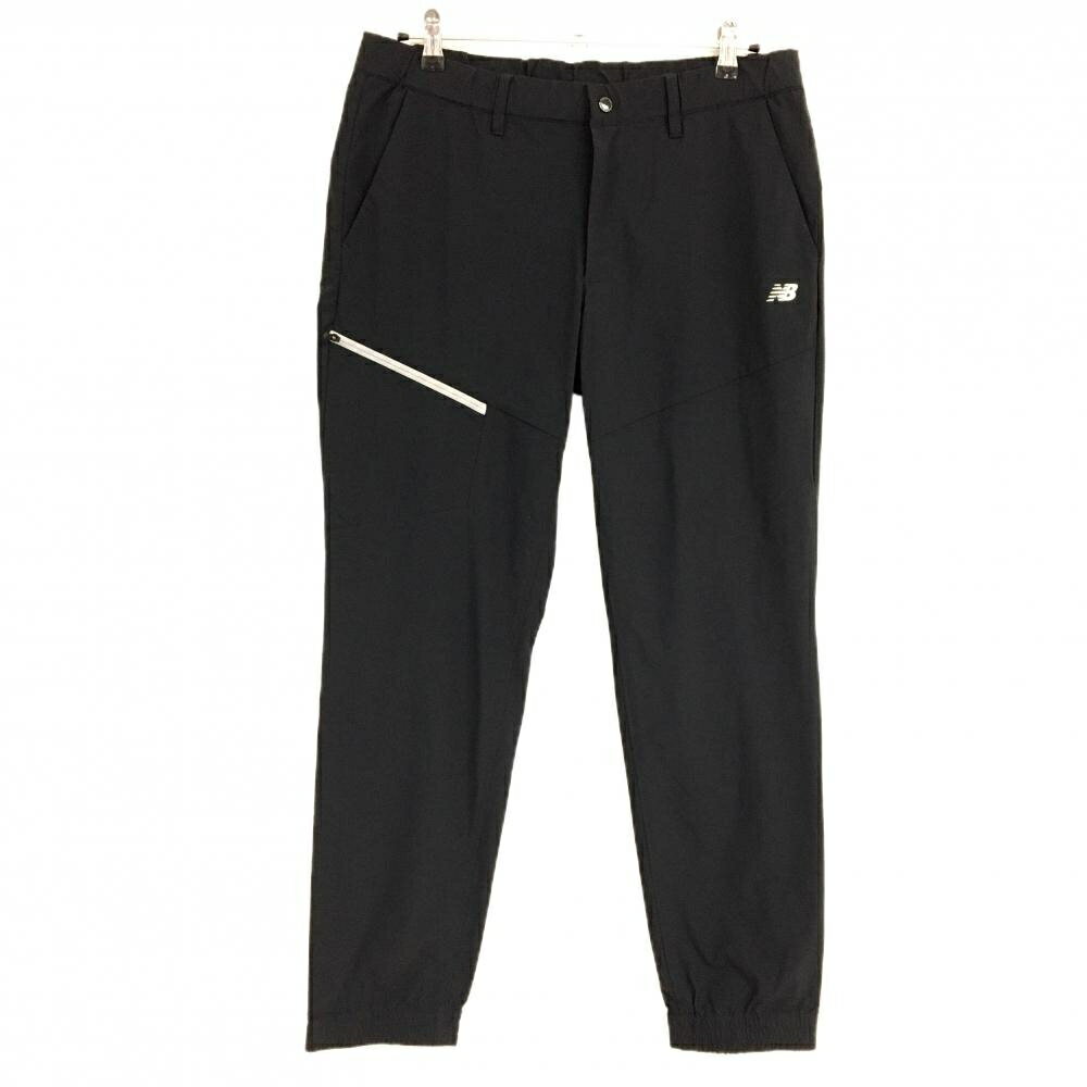 Rakuten - 【美品】ニューバランスゴルフ ジョガーパンツ 黒 裾ロゴ ストレッチ メンズ 6(XL) ゴルフウェア New Balance