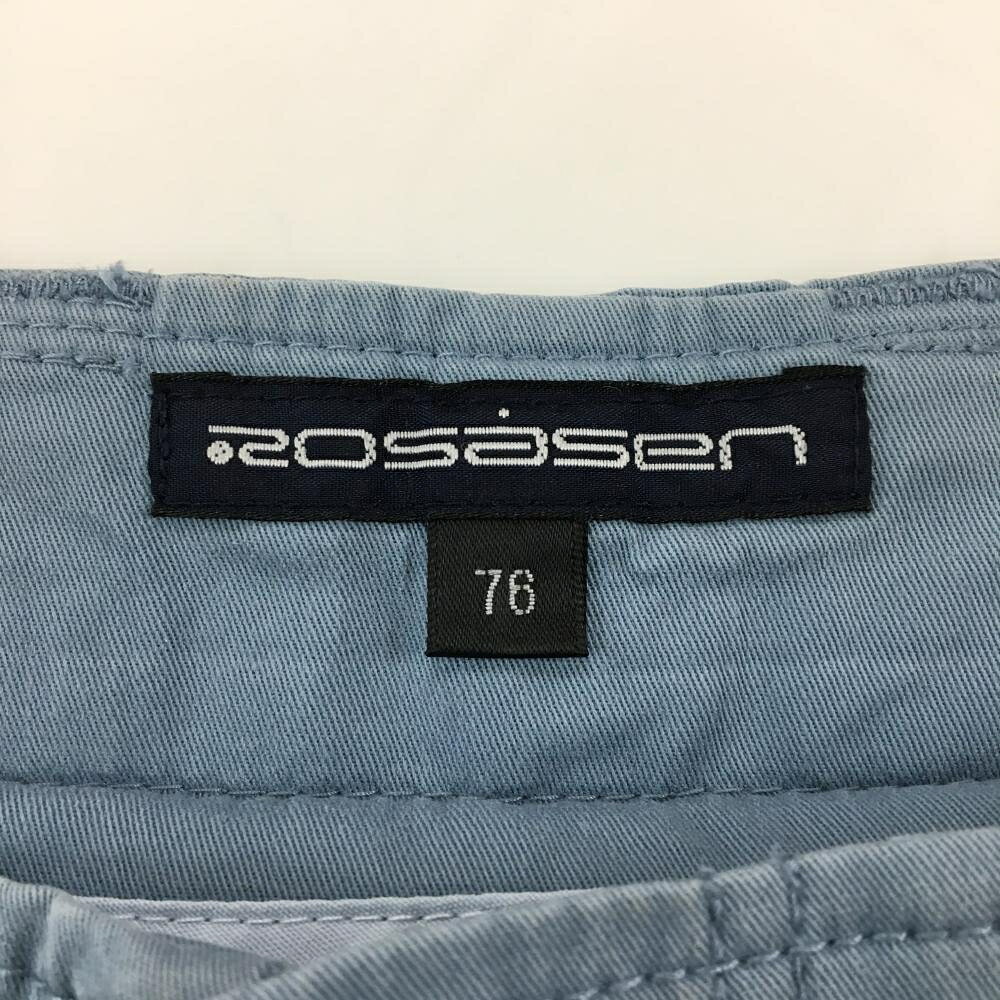 ロサーセン パンツ ライトブルー系 コットン混 ストレッチ メンズ 76 ゴルフウェア...