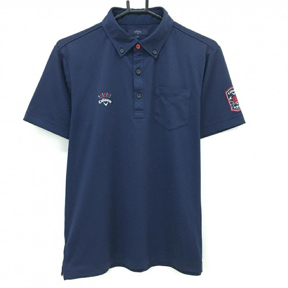 商品説明 ブランド Callaway アイテム 半袖ポロシャツ 表記サイズ L ※海外サイズの場合もございます。必ず実寸サイズをご確認ください。 実寸サイズ 　身幅：約52.5cm　袖丈：約20.5cm　肩幅：約43cm　着丈：約65cm ※実寸サイズの採寸方法については、こちらをご覧ください。 ★実寸サイズは平台に平置きして外寸を測定しており、商品によっては若干の誤差が生じます。数cmの誤差は予めご了承くださいませ。 特徴・仕様 適応時期 春 ・ 夏 商品ランク A+ コメント 商品ランク（ゴルフウェア） N 新品（タグ付き) S 新品未使用品（タグなし） A+ 使用感や汚れ等がない、または目立たない綺麗な中古品 A 使用感や汚れ等が少ない美品や良品 B+ 使用感や中小の汚れ等がある一般的な中古品 B 使用感や大中の汚れ等がある一般的な中古品 C 使用感や大中の汚れ、小さな穴等がある中古品 商品ランク（ゴルフシューズ） N 新品（タグ付き) S 新品未使用品（タグなし） A+ しわや汚れ等がない、または少ない綺麗な中古品 A しわや小さな汚れはあるが、使用感が少ない美品や良品 B+ しわや中小の汚れ、使用感がある一般的な中古品 B しわや大中の汚れ、使用感がある一般的な中古品 C しわや大中の汚れ、使用感がある中古品 D しわや大きな汚れ、使用感がある中古品 &nbsp;★A+～CランクはUSED品となりますので、神経質な方はご入札をお控えください。 &nbsp;★Nランクは新品商品ですが、一部保管時による汚れ等があります。商品説明や写真で必ずご確認ください。　