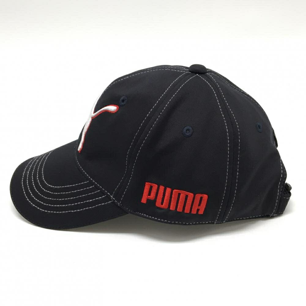 プーマ キャップ ネイビー×白 ロゴ刺しゅう ONE SIZE ゴルフウェア PUMA