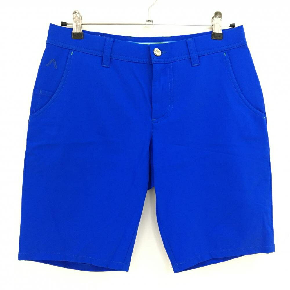 【超美品】アルベルト ハーフパンツ ブルー シンプル ストレッチ メンズ 44 ゴルフ...