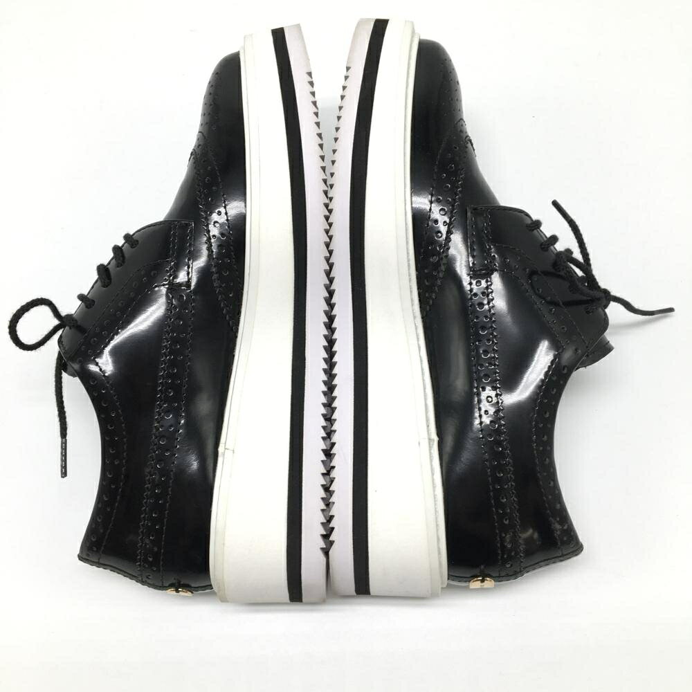 【超美品】セントアンドリュース ゴルフシューズ 黒×白 042-0992002 厚底 レディー...