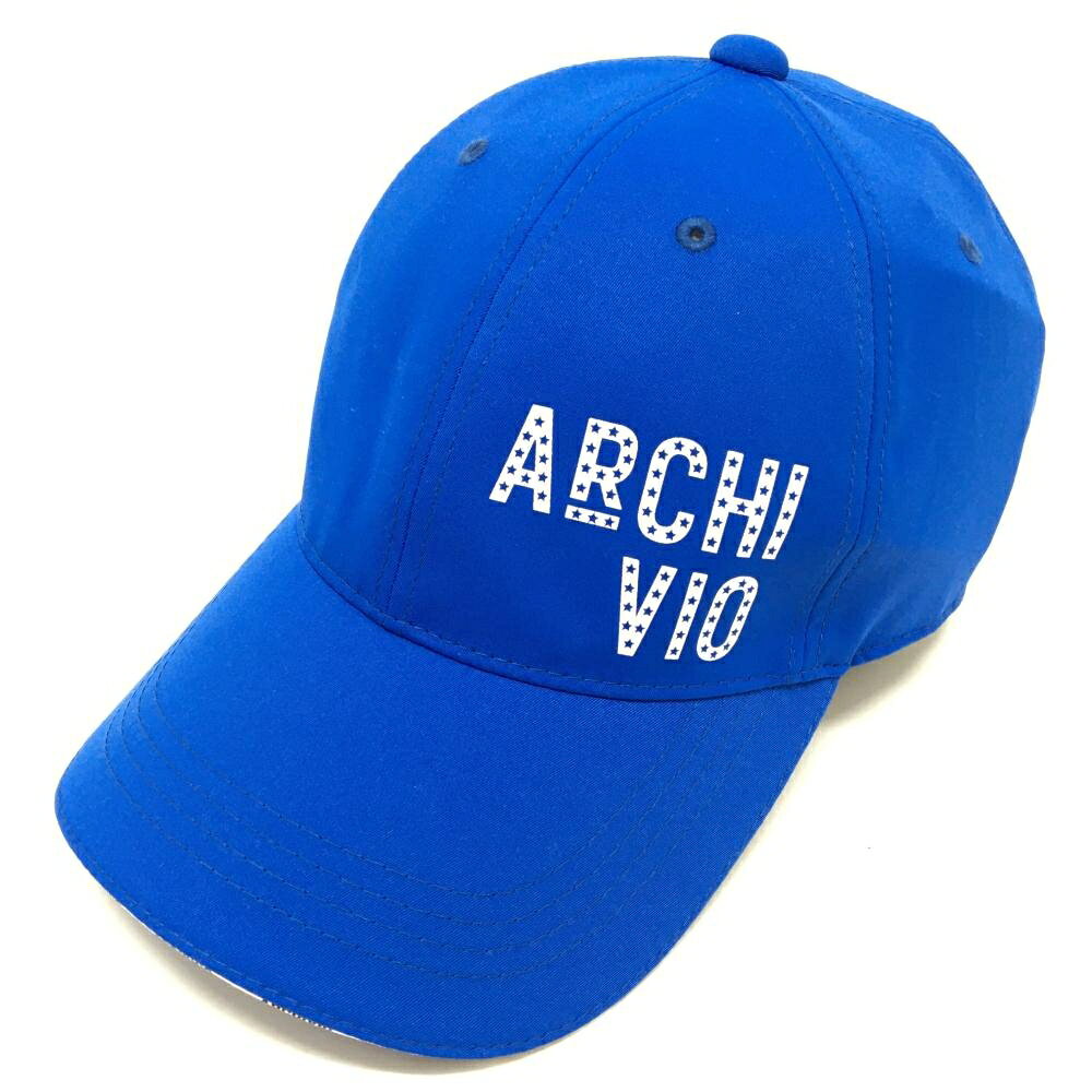 【新品】アルチビオ キャップ ブルー×白 防水加工 ロゴ 00 ゴルフウェア 2024年モデル archivio