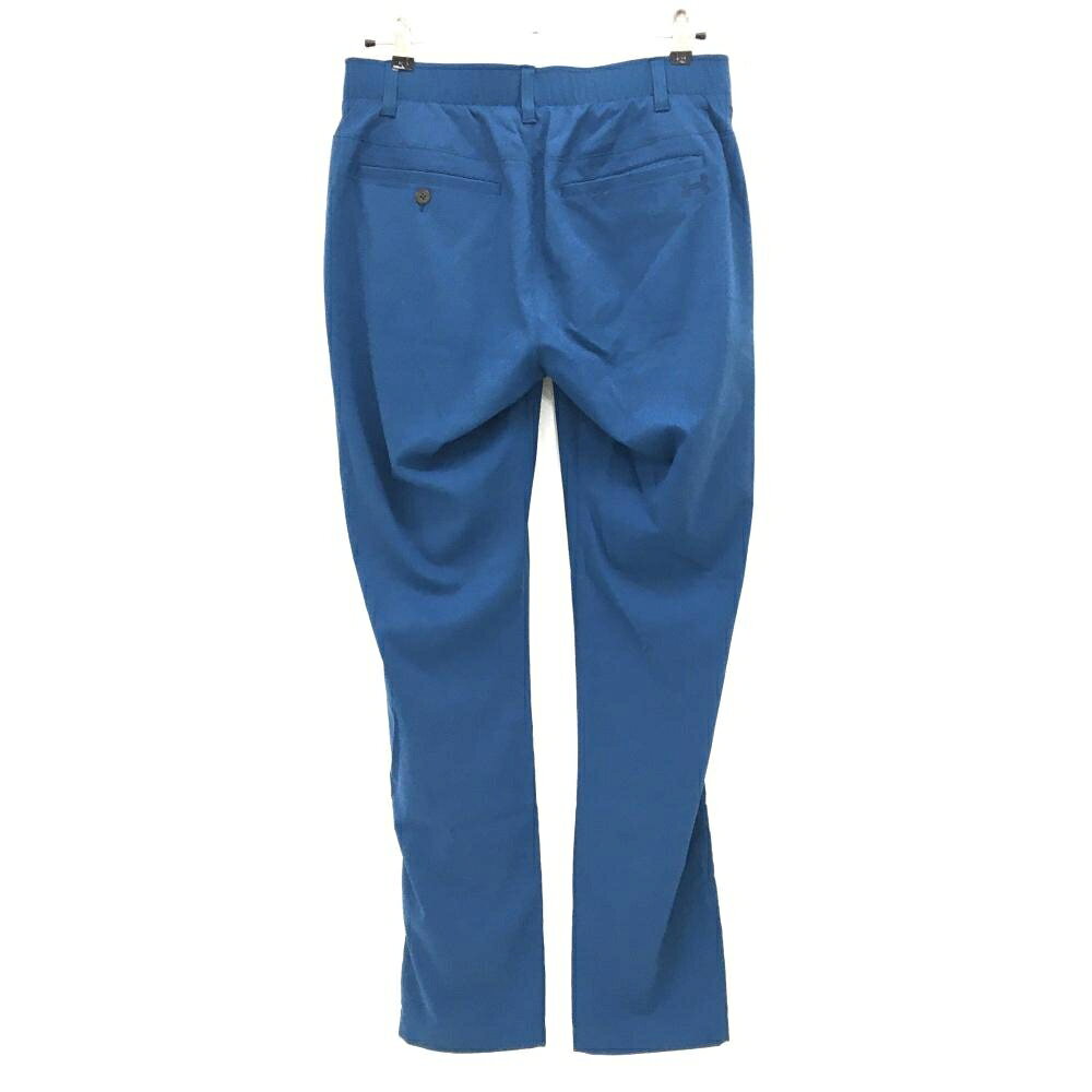 アンダーアーマー パンツ ブルー系 地模様 メンズ 32/36 ゴルフウェア UNDER ARMOUR