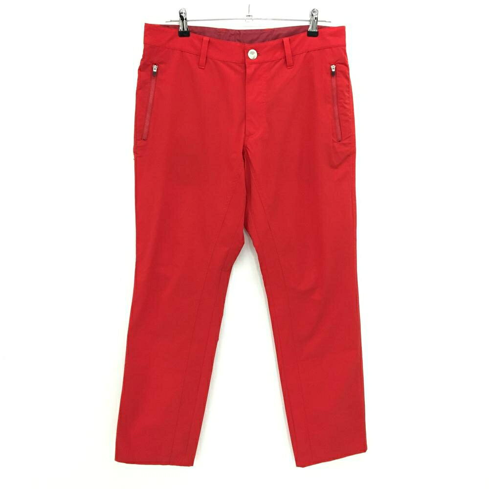 【美品】ダンスウィズドラゴン パンツ レッド ストレッチ ドラゴン刺しゅう メンズ...