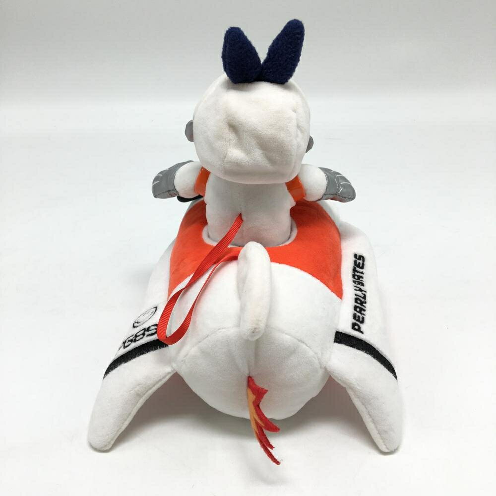 【美品】パーリーゲイツ ボールポーチ 白×オレンジ ロケット ラビット ぬいぐるみ ...