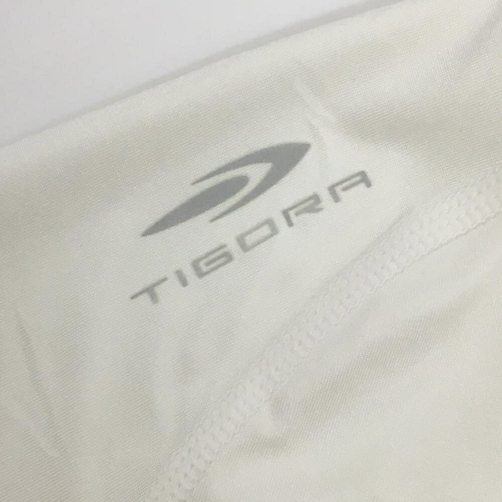 【超美品】ティゴラ クルーネックインナーシャツ 白 ストレッチ レディース M ゴル...