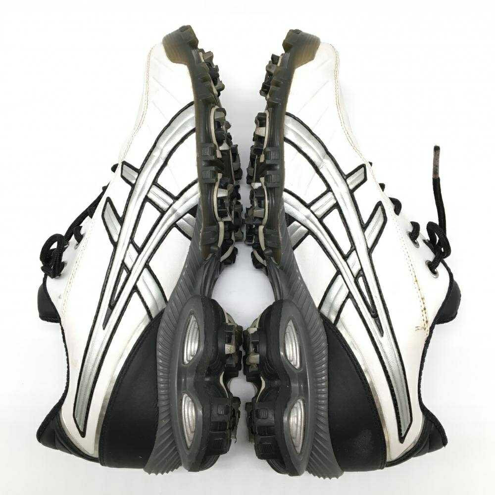 アシックス ゴルフシューズ 白×黒 TGN103 ゲルエース メンズ 26.5 ゴルフウェア asics