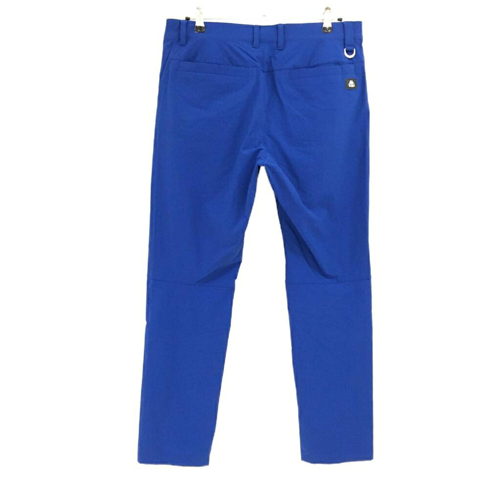 【超美品】カッパ パンツ ブルー ストレッチ ナイロン混 メンズ O(XL) ゴルフウェア Kappa